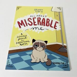 Grumpy Cat's All About Miserable Me A Doodle Journal Book